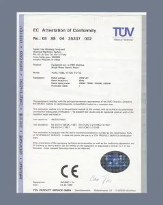 CE Certificate