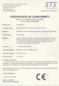 Additional Certification